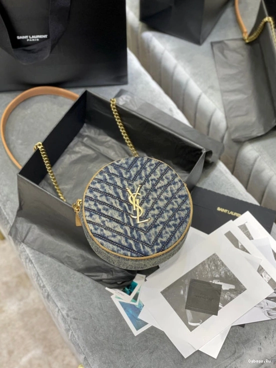 BAG VINYLE ROUND YSL CAMERA 0817